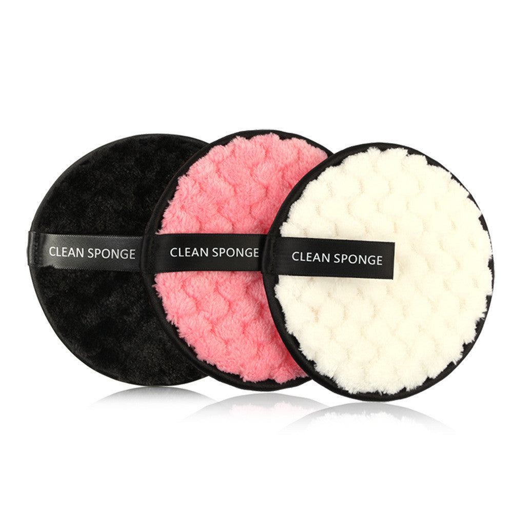 Magic Lazy Man Water Makeup Removing Puff Round Short Hair Wash Face Wash Makeup Sponge Magic Lazy Man Water Makeup Removing Puff Round Short Hair Wash Face Wash Makeup Sponge